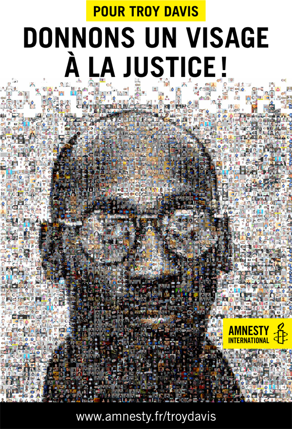 A mosaic of faces for Troy Davis